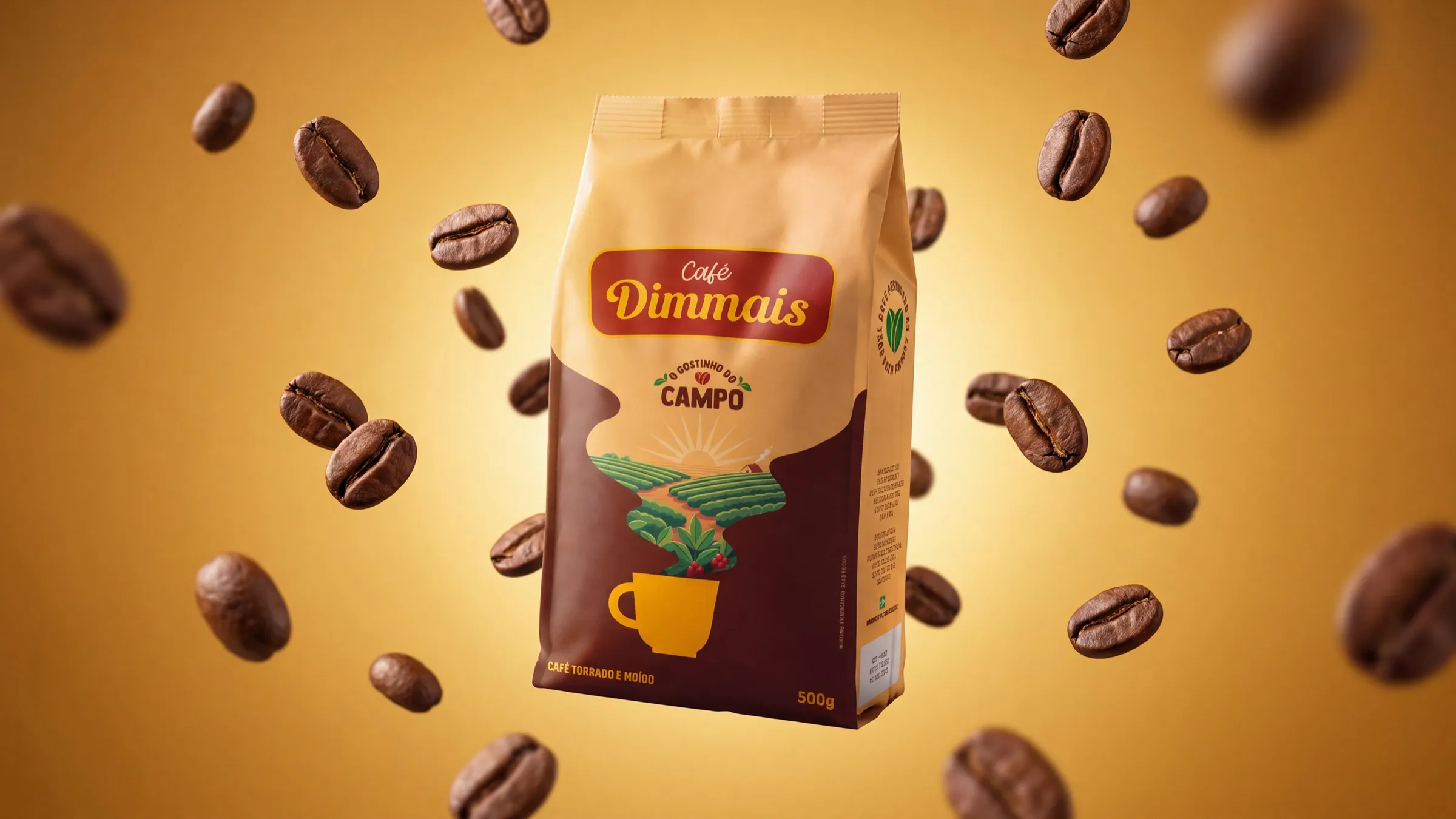 Café Dimmais — Identidade visual e embalagem